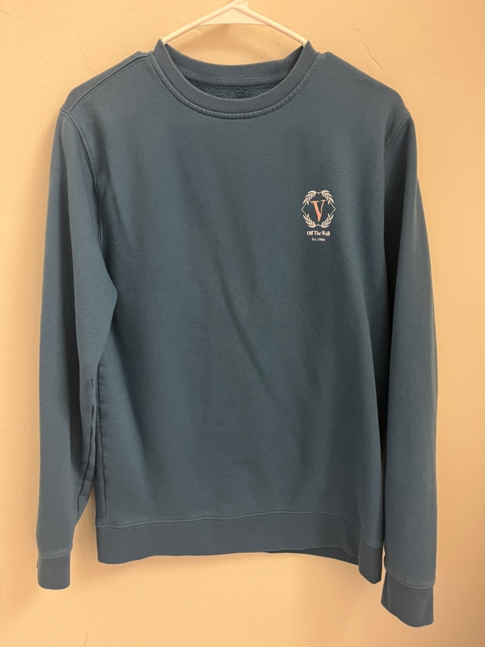 Vans Men's Slate Blue Crewneck Sweatshirt Size M